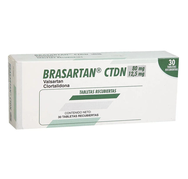 Brasartan Ctdn 80/12.5Mg 30 Tabletas