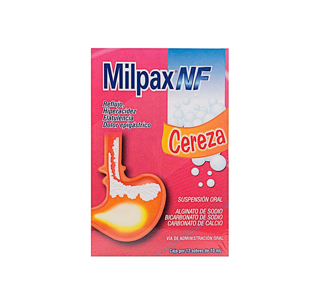 Milpax Nf Cereza Sachet 10 Ml 12 Sobres