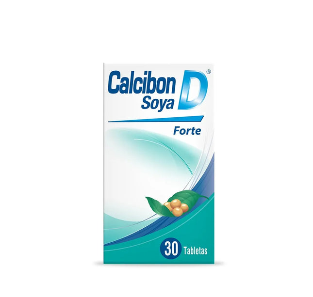 Calcibon D Soya Forte 30 Tabletas