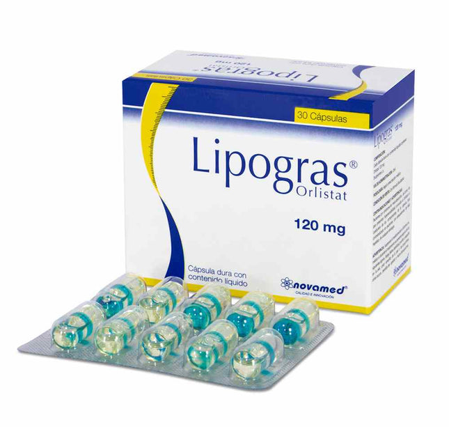 Lipogras 120 Mg 30 Cap