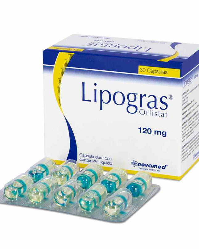 LIPOGRAS 120 MG 30 CAP