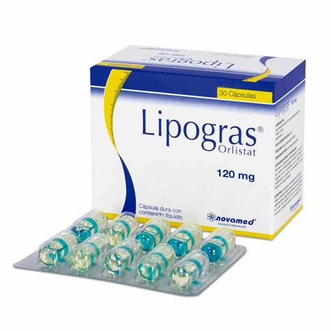 Lipogras 120 Mg 30 Cap