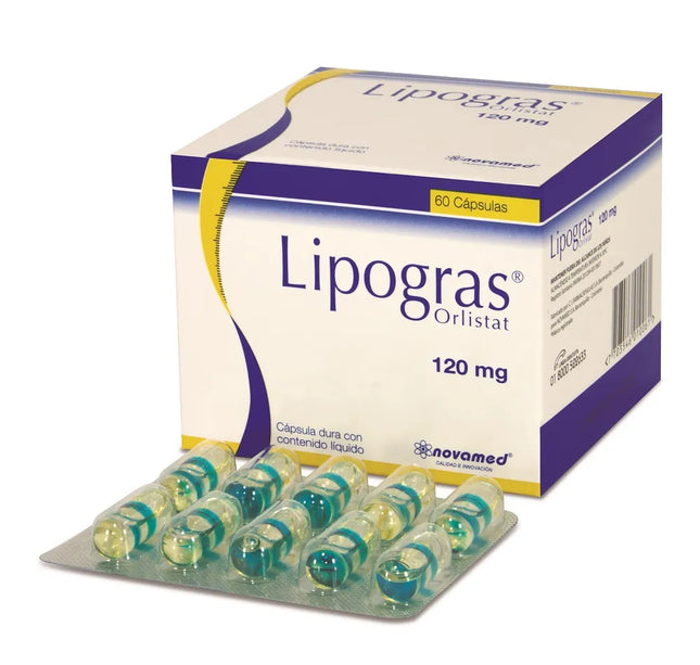 Lipogras 120 Mg 60 Cap