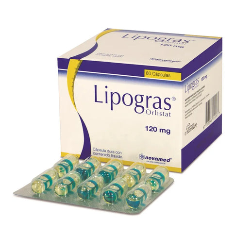 Lipogras 120 Mg 60 Cap