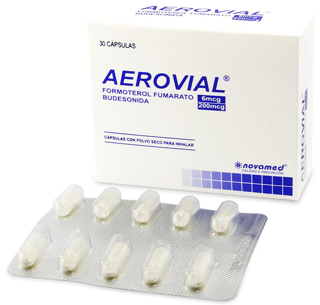 Aerovial 200 Mcg 30 Capsulas Polvo Seco Para Inhalar