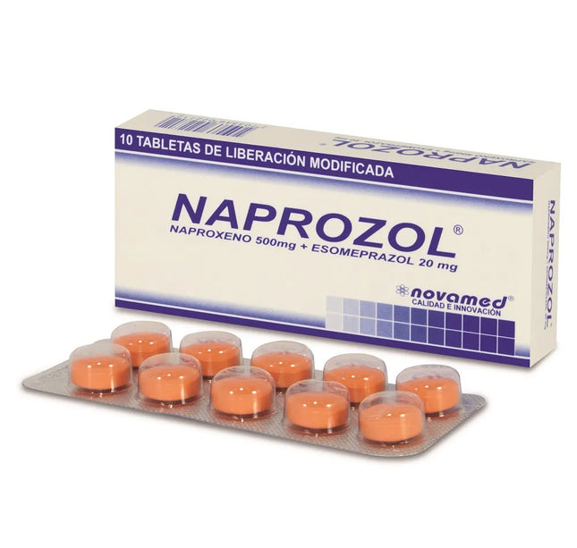 Naprozol 500 Mg 10 Tabletas