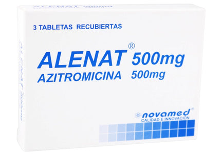 Alenat (Azitromicina) 500 Mg 3 Tbs