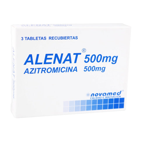 Alenat (Azitromicina) 500 Mg 3 Tbs