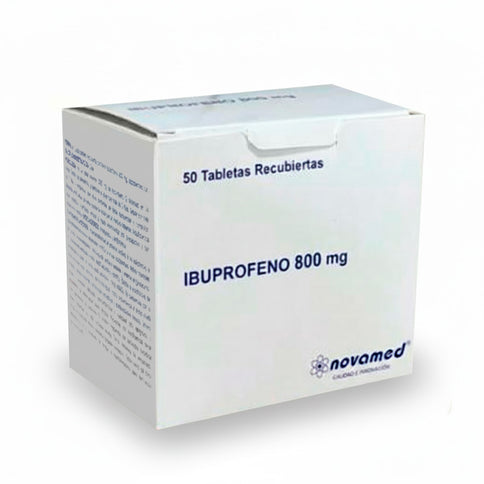 Ibuprofeno 800 Mg 50 Tabletas Recubiertas