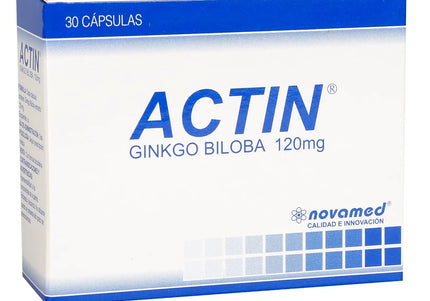 Actin 120 Mg 30 Capsulas