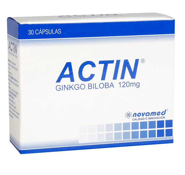 Actin 120 Mg 30 Capsulas