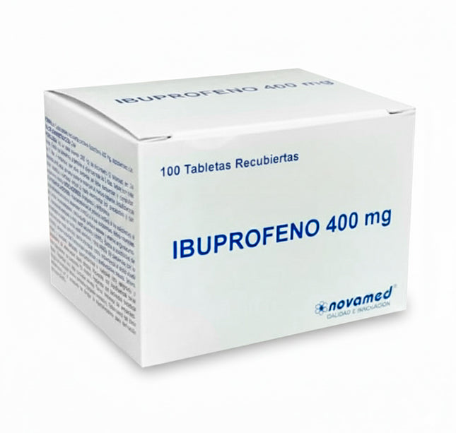 Ibuprofeno 400 Mg 100 Tabletas Recubiertas