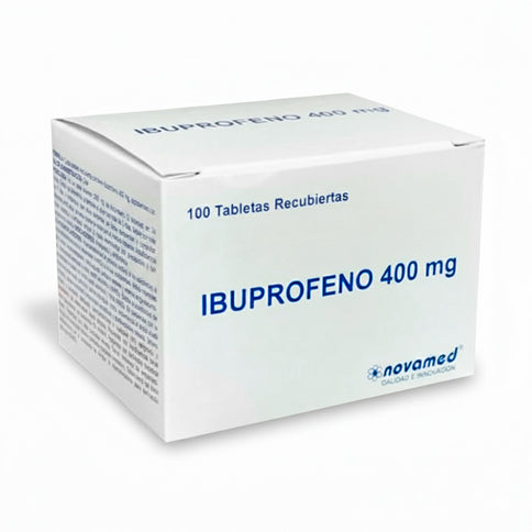 Ibuprofeno 400 Mg 100 Tabletas Recubiertas