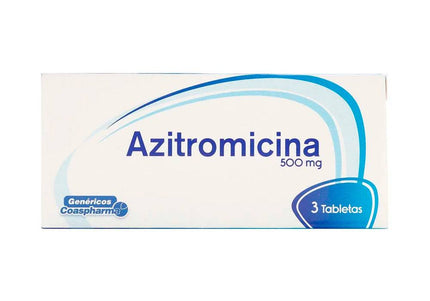 Azitromicina 500 Mg 3 Tabletas Coa