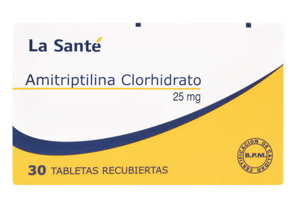 Amitriptilina 25 Mg 30 Tabletas LS