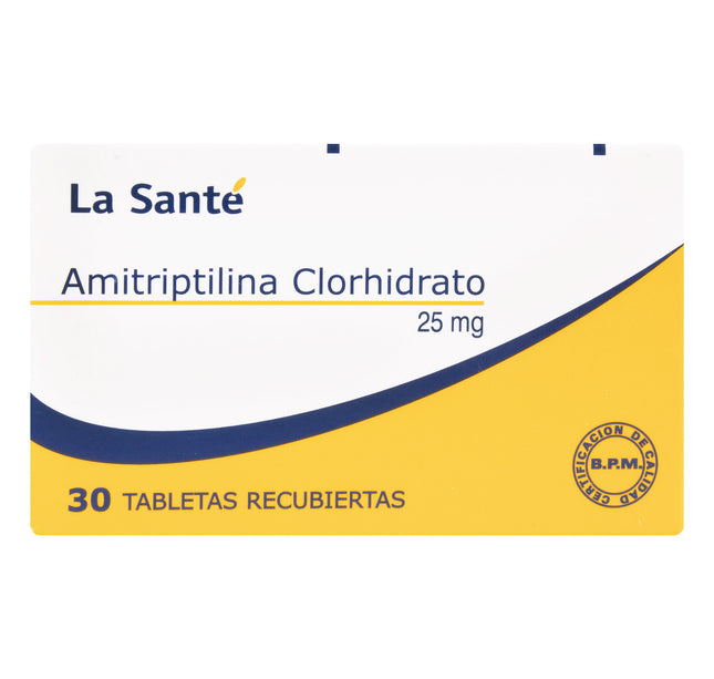 Amitriptilina 25 Mg 30 Tabletas LS