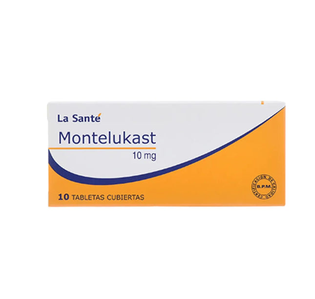 Montelukast 10 Mg 10 Tabletas LS