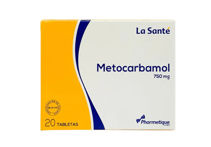 Metocarbamol 750 Mg 20 Tabletas LS