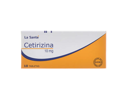Cetirizina 10 Mg 10 Tabletas LS