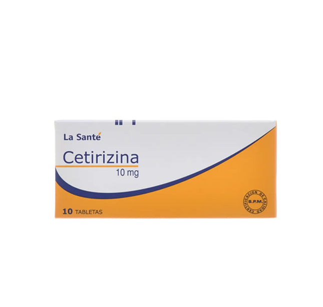 Cetirizina 10 Mg 10 Tabletas LS