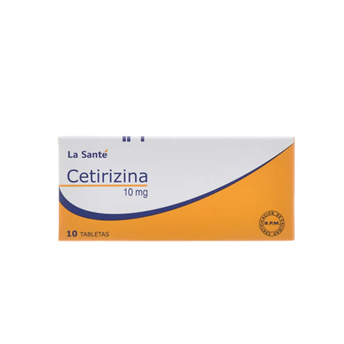 Cetirizina 10 Mg 10 Tabletas LS