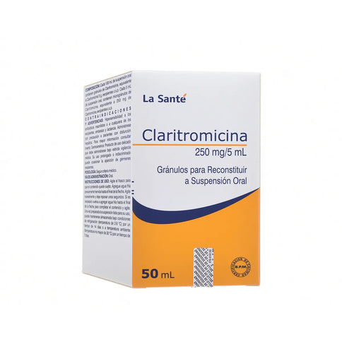 Claritromicina 250 Mg Susp.50 Ml LS