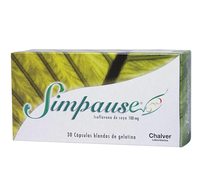 Simpause 100 Mg 30 Capsula Blanda