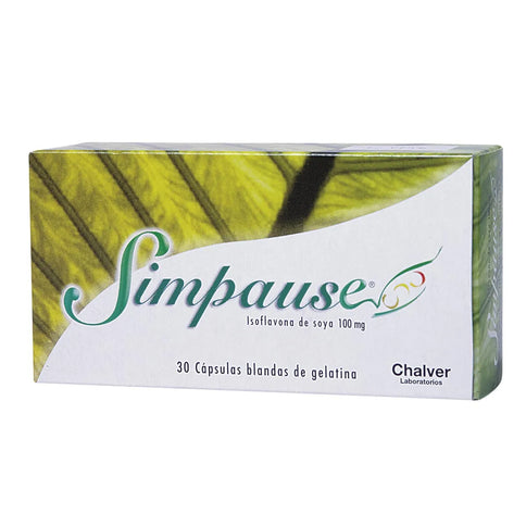 Simpause 100 Mg 30 Capsula Blanda