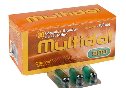 Multidol 800 Mg 30 Capsula Blandas De Gelatina
