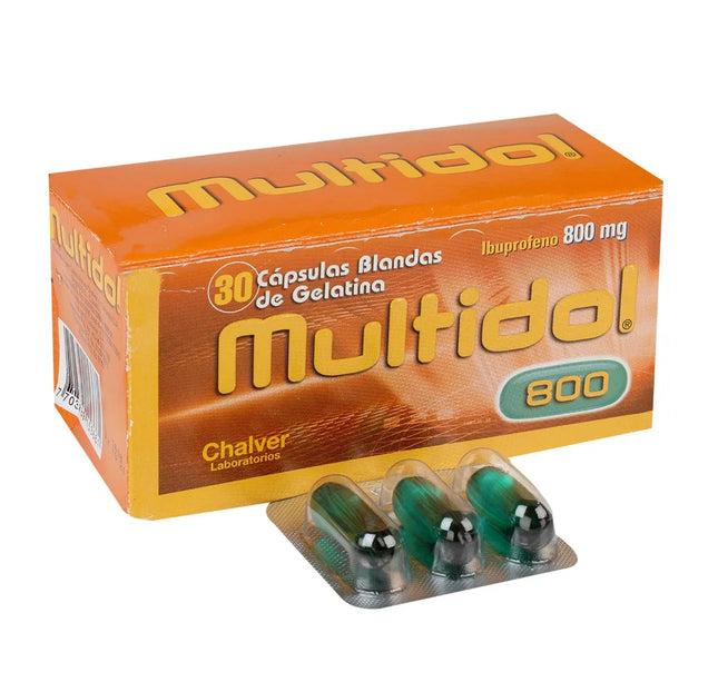 Multidol 800 Mg 30 Capsula Blandas De Gelatina