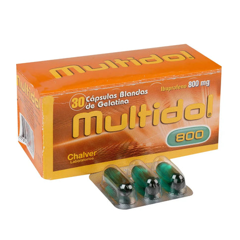 Multidol 800 Mg 30 Capsula Blandas De Gelatina