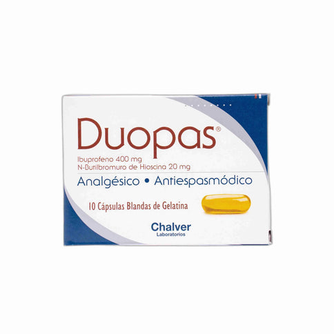 Duopas 400/20 Mg 10 Capsula Blandas De Gelatina