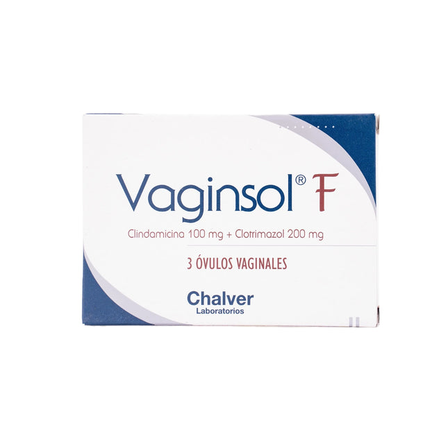 Vaginsol F 200/100 Mg Ovulos 3 Unidades