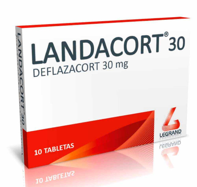 Landacort 30 Mg 10 Tabletas