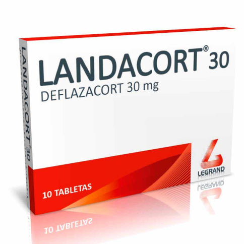 Landacort 30 Mg 10 Tabletas