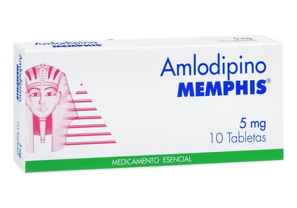 Amlodipino 5 Mg 10 Tabletas Mp