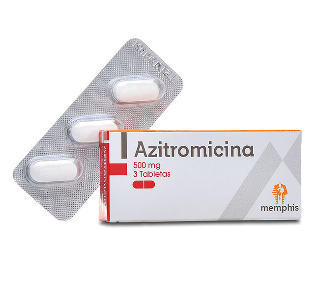 Azitromicina 500 Mg 3 Tabletas Mp