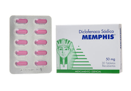 Diclofenaco 50 Mg 30 Tabletas Mp