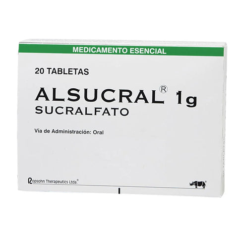 Alsucral 1 Gr 20 Tabletas