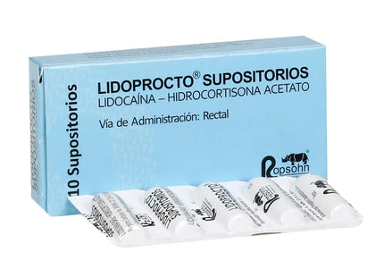 Lidoprocto 10 Supositorios