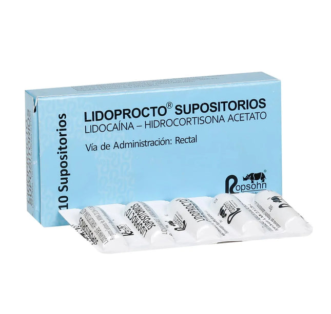 Lidoprocto 10 Supositorios
