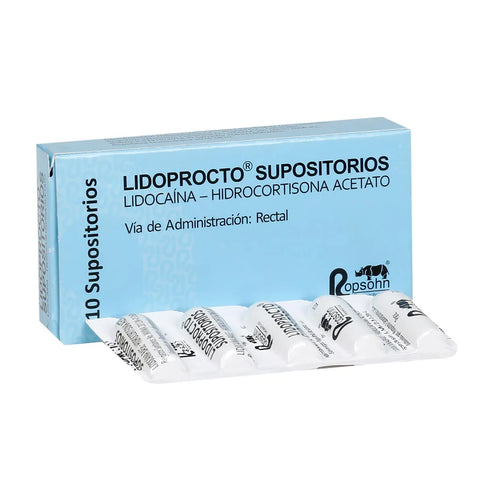 Lidoprocto 10 Supositorios