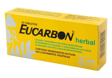 Eucarbon Herbal 30 Tabletas