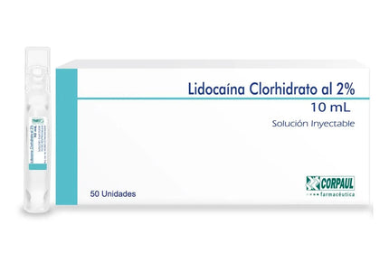 Lidocaina Clorhidrato 2% 10 Ml