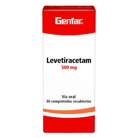 Levetiracetam 500 Mg 30 Tbs Gf
