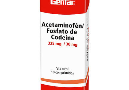Acetaminofen+Codeina 325/30Mg 10 Tbs Gf