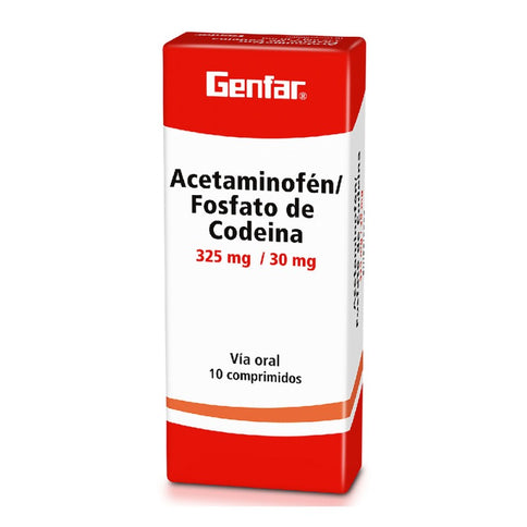 Acetaminofen+Codeina 325/30Mg 10 Tbs Gf