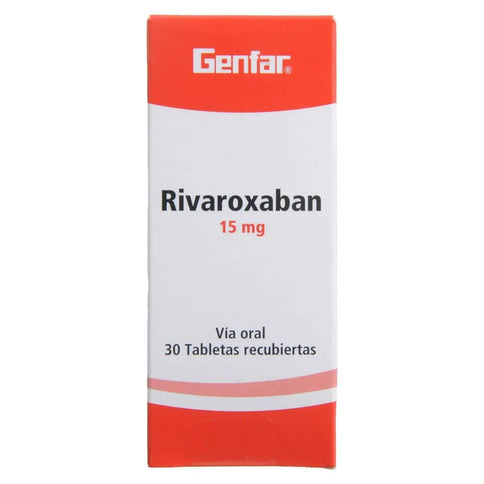 Rivaroxaban 15 Mg 30 Tbs Gf