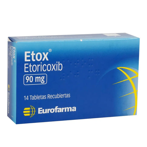 Etox 90 Mg 14 Tabletas