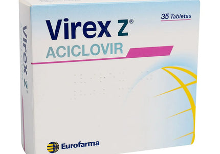 Virex Z 800 Mg 35 Tabletas